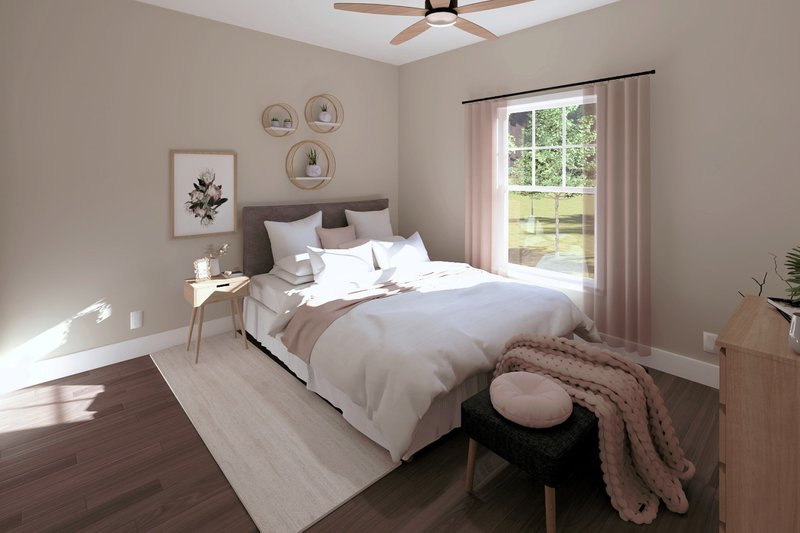 Home Plan - Interior - Bedroom for Country House Plan #44-177 - 3 bed, 2 bath