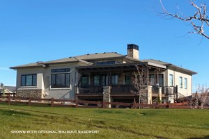 Optional Walkout Basement Version