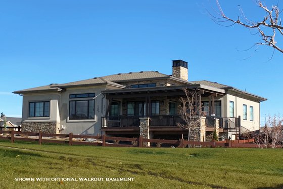 Optional Walkout Basement Version