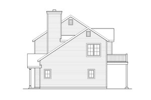 Exterior - Other Elevation for Craftsman House Plan #22-627 - 2 bed, 2 bath