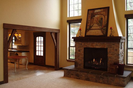 Interior - Family Room for European House Plan #124-688 - 3 bed, 2.5 bath