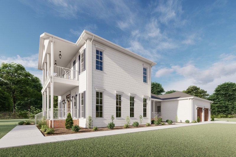 House Design - Exterior - Other Elevation 1 for Southern House Plan #1092-58 - 5 bed, 3.5 bath