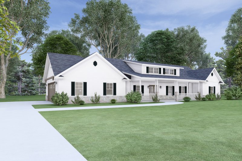 House Blueprint - Photo 8 for Farmhouse House Plan #1109-22 - 3 bed, 2 bath