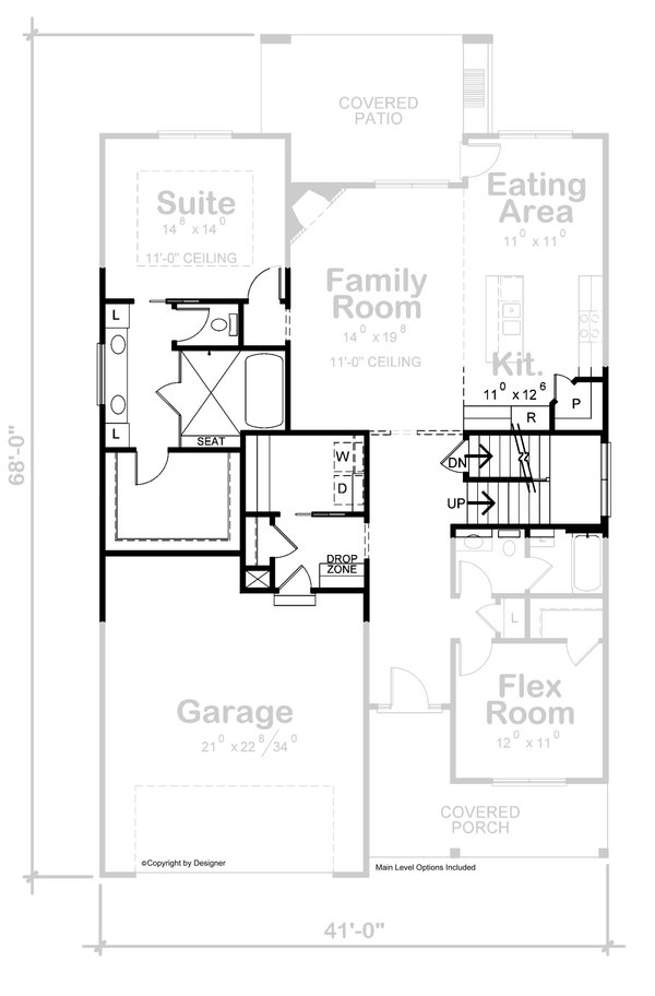 House Blueprint - Modern Floor Plan - Other Floor Plan #20-2487