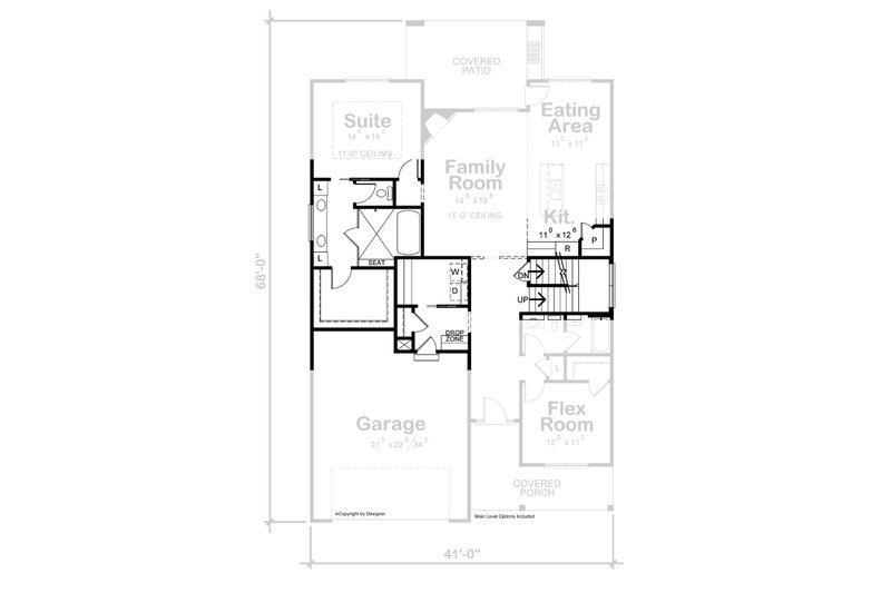 House Blueprint - Floor Plan - Other Floor for Modern House Plan #20-2487 - 4 bed, 3.5 bath
