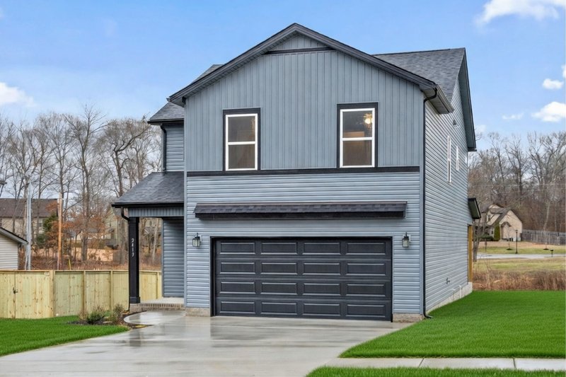 Architectural House Design - Exterior - Front Elevation 4 for Traditional House Plan #20-2432 - 4 bed, 2.5 bath