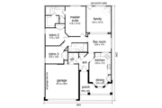 Craftsman Style House Plan - 3 Beds 2 Baths 1453 Sq/Ft Plan #84-526 
