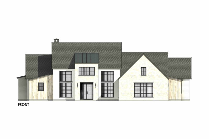 House Design - Exterior - Front Elevation 5 for European House Plan #1096-55 - 4 bed, 4.5 bath