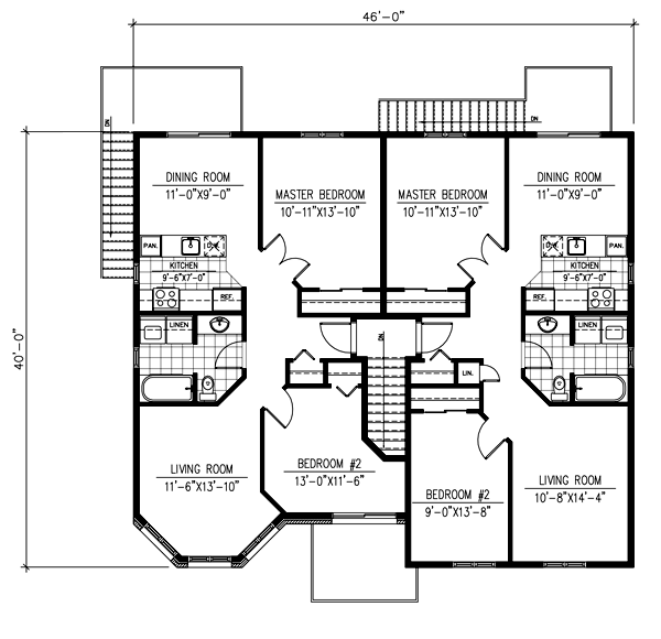 Cottage Floor Plan - Upper Floor Plan #138-391