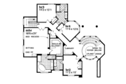 European Style House Plan - 4 Beds 5 Baths 4219 Sq/Ft Plan #47-480 