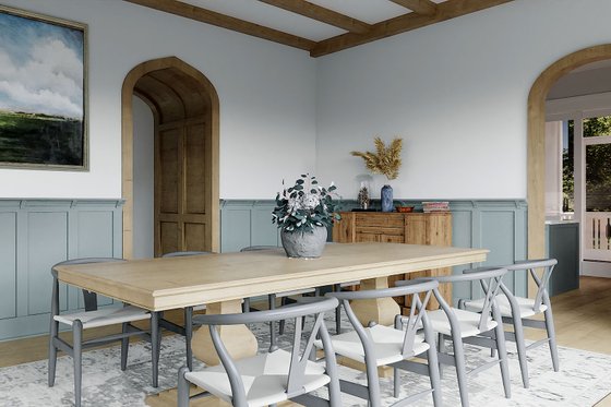 Interior - Dining Room for Farmhouse House Plan #1079-5 - 4 bed, 2.5 bath