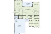 European Style House Plan - 3 Beds 2 Baths 1472 Sq/Ft Plan #17-193 