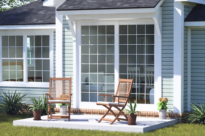 Architectural House Design - Exterior - Other Elevation 2 for Cottage House Plan #513-2471 - 2 bed, 2 bath