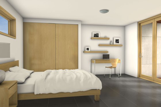 Interior - Other 9 for Modern House Plan #497-53 - 2 bed, 2 bath