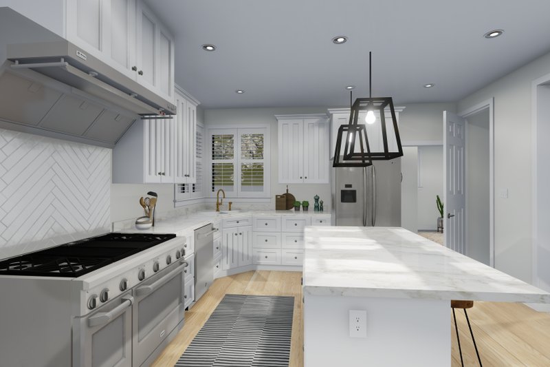 House Plan Design - Interior - Kitchen 2 for Craftsman House Plan #1060-65 - 3 bed, 2.5 bath