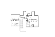 European Style House Plan - 3 Beds 2.5 Baths 1816 Sq/Ft Plan #410-169 
