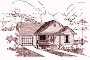 Farmhouse Exterior - Front Elevation Plan #79-150