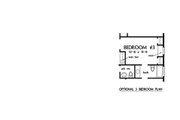 European Style House Plan - 2 Beds 2.5 Baths 1986 Sq/Ft Plan #929-1029 