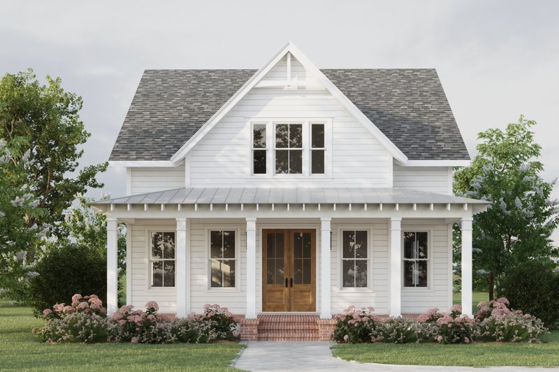 Home Plan - Farmhouse Exterior - Front Elevation Plan #461-93