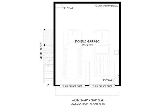 Floor Plan - Main Floor for Southern House Plan #932-815, 0 bath
