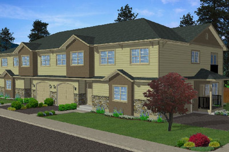 Dream House Plan - Traditional Exterior - Front Elevation Plan #126-165