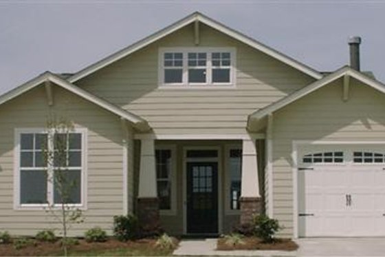 Exterior - Front Elevation for Craftsman House Plan #63-152 - 3 bed, 2 bath