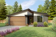 Contemporary Style House Plan - 3 Beds 2 Baths 1763 Sq/Ft Plan #48-1191 