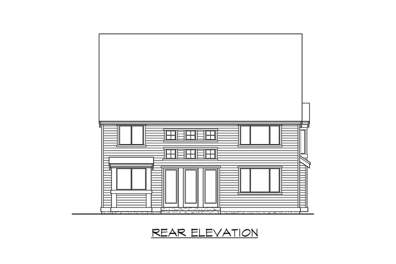 Architectural House Design - Exterior - Other Elevation 2 for European House Plan #132-129 - 4 bed, 3.5 bath