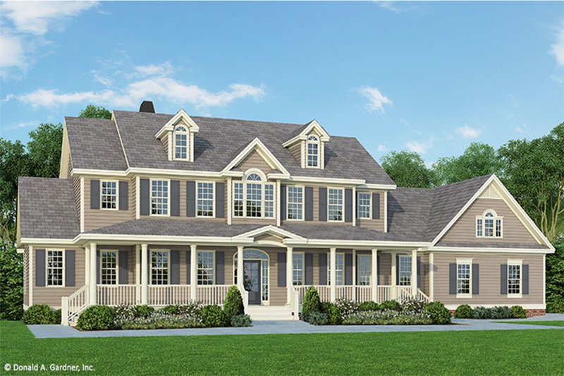 Country Style House Plan - 4 Beds 3.5 Baths 3419 Sq/Ft Plan #929-44