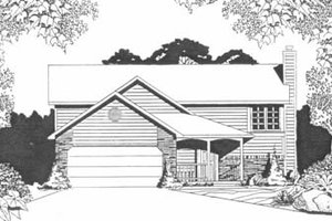 Traditional Exterior - Front Elevation Plan #58-101