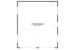 Floor Plan - Main Floor for European House Plan #1060-348, 0 bath