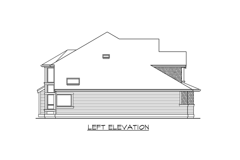Home Plan - Exterior - Other Elevation 1 for Craftsman House Plan #132-143 - 4 bed, 2.5 bath