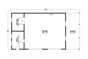 Traditional Style House Plan - 0 Beds 0 Baths 1536 Sq/Ft Plan #124-895 