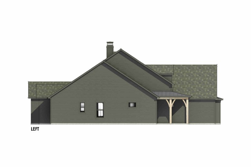 Dream House Plan - Exterior - Other Elevation for Farmhouse House Plan #1096-66 - 4 bed, 3 bath