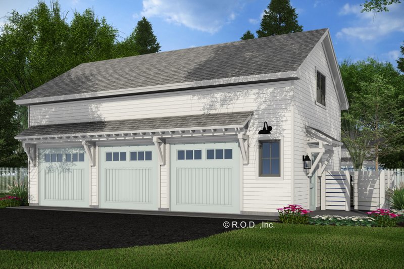 Dream House Plan - Exterior - Front Elevation 3 for Farmhouse House Plan #51-1582 - 1 bed, 1 bath