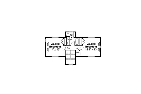 Dream House Plan - Country Floor Plan - Upper Floor Plan #124-1185