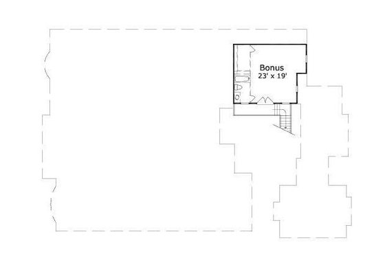 Floor Plan - Upper Floor for European House Plan #411-824 - 5 bed, 4.5 bath