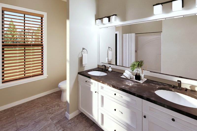 Architectural House Design - Interior - Bathroom for Barndominium House Plan #44-261 - 3 bed, 2 bath