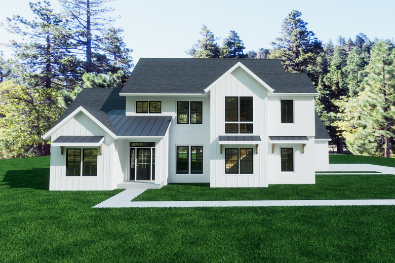 House Blueprint - Photo 9 for Farmhouse House Plan #1109-20 - 4 bed, 3 bath