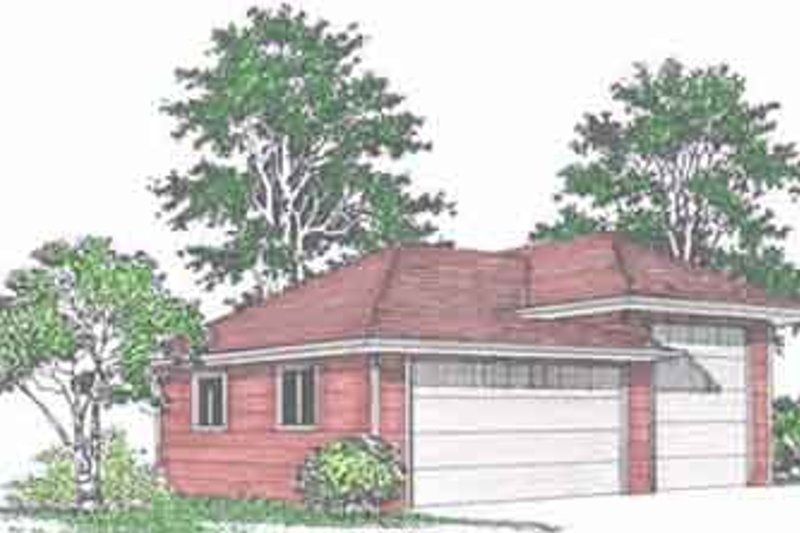 Traditional Style House Plan - 0 Beds 0 Baths 960 Sq/Ft Plan #116-137