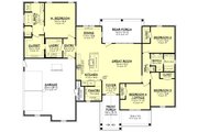 Ranch Style House Plan - 4 Beds 2 Baths 2092 Sq/Ft Plan #430-296 