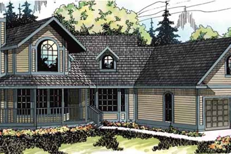 Dream House Plan - Traditional Exterior - Front Elevation Plan #124-103