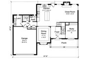 Traditional Style House Plan - 4 Beds 2.5 Baths 2559 Sq/Ft Plan #46-878 