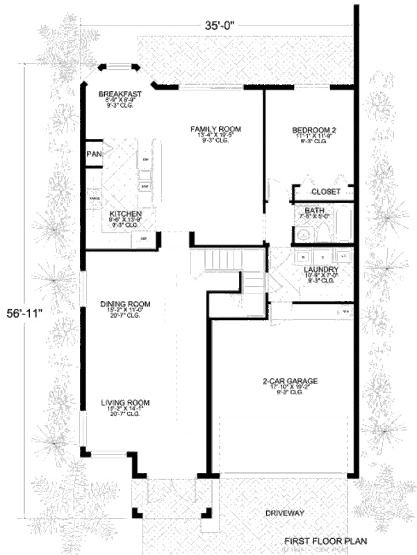 Floor Plan - Main Floor Plan #420-135
