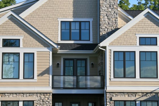 Exterior - Rear Elevation 2 for Traditional House Plan #928-236 - 3 bed, 3.5 bath