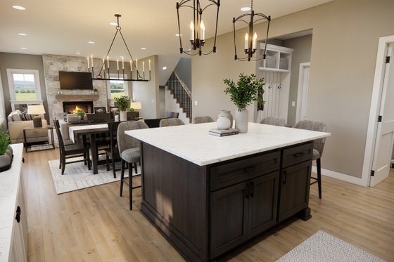 Interior - Kitchen for Craftsman House Plan #51-1525 - 3 bed, 2.5 bath