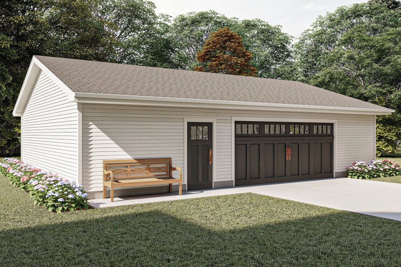 House Blueprint - Exterior - Other Elevation 1 for Traditional House Plan #455-536, 0 bath