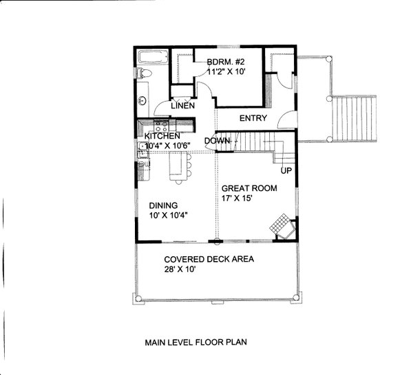 Dream House Plan - Craftsman Floor Plan - Main Floor Plan #117-928