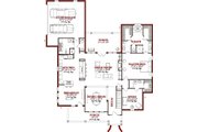 Country Style House Plan - 4 Beds 3.5 Baths 3002 Sq/Ft Plan #63-214 