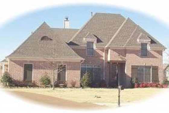 Exterior - Front Elevation for European House Plan #81-1208 - 4 bed, 3.5 bath